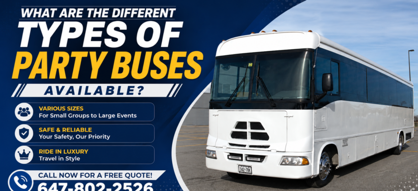 Different Types of Party Buses